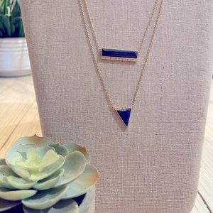 Stella & Dot Blue Lapis Element Necklace